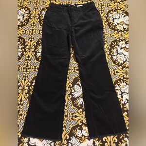Logo by Lori Goldstein Black Corduroy Women's Jeans